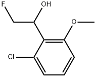 2-Chloro-α-(fluoromethyl)-6-methoxybenzenemethanol Structure