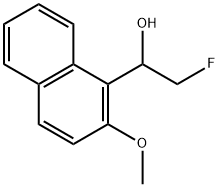 α-(Fluoromethyl)-2-methoxy-1-naphthalenemethanol Structure