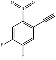 1-Ethynyl-4,5-difluoro-2-nitrobenzene Structure