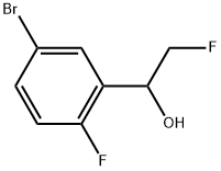 5-Bromo-2-fluoro-α-(fluoromethyl)benzenemethanol Structure