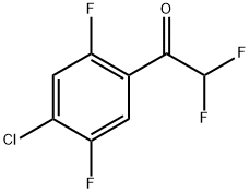 1-(4-Chloro-2,5-difluorophenyl)-2,2-difluoroethanone Structure