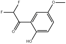 2,2-Difluoro-1-(2-hydroxy-5-methoxyphenyl)ethanone Structure