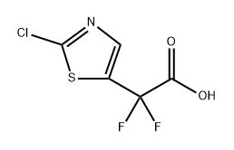 2-(2-chloro-1,3-thiazol-5-yl)-2,2-difluoroacetic acid Structure