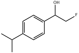 α-(Fluoromethyl)-4-(1-methylethyl)benzenemethanol Structure