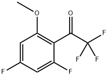 1-(2,4-Difluoro-6-methoxyphenyl)-2,2,2-trifluoroethanone Structure