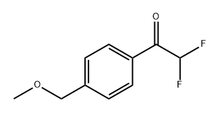 2,2-Difluoro-1-(4-(methoxymethyl)phenyl)ethanone Structure