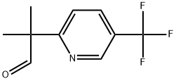 2-Methyl-2-(5-(trifluoromethyl)pyridin-2-yl)propanal Structure