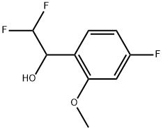 α-(Difluoromethyl)-4-fluoro-2-methoxybenzenemethanol Structure