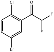 1-(5-Bromo-2-chlorophenyl)-2,2-difluoroethanone Structure