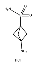 3-aminobicyclo[1.1.1]pentane-1-sulfonamide hydrochloride Structure