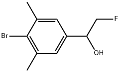 4-Bromo-α-(fluoromethyl)-3,5-dimethylbenzenemethanol Structure