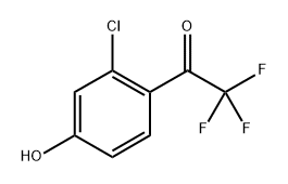 1-(2-Chloro-4-hydroxyphenyl)-2,2,2-trifluoroethanone Structure