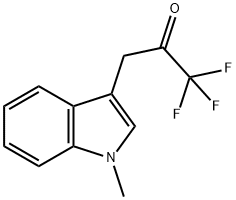 1,1,1-Trifluoro-3-(1-methyl-1H-indol-3-yl)-2-propanone Structure