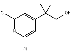 4-Pyridineethanol, 2,6-dichloro-β,β-difluoro- 구조식 이미지