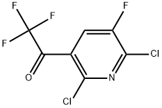 1-(2,6-Dichloro-5-fluoropyridin-3-yl)-2,2,2-trifluoroethanone Structure