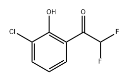 1-(3-Chloro-2-hydroxyphenyl)-2,2-difluoroethanone Structure
