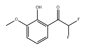 2,2-Difluoro-1-(2-hydroxy-3-methoxyphenyl)ethanone Structure