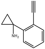 1-(2-Ethynylphenyl)cyclopropan-1-amine Structure