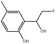 α-(Fluoromethyl)-2-hydroxy-5-methylbenzenemethanol Structure