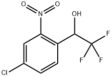 1-(4-Chloro-2-nitrophenyl)-2,2,2-trifluoroethanol Structure