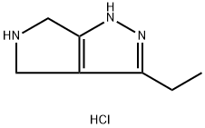 3-Ethyl-1,4,5,6-tetrahydropyrrolo[3,4-c]pyrazole 구조식 이미지