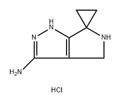 4',5'-dihydro-1'H-spiro[cyclopropane-1,6'-pyrrolo[
3,4-c]pyrazol]-3'-amine dihydrochloride Structure