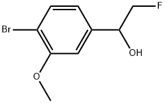 4-Bromo-α-(fluoromethyl)-3-methoxybenzenemethanol Structure