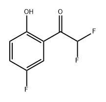 2,2-Difluoro-1-(5-fluoro-2-hydroxyphenyl)ethanone Structure