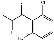 1-(2-Chloro-6-hydroxyphenyl)-2,2-difluoroethanone Structure