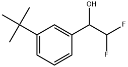 1-(3-(Tert-butyl)phenyl)-2,2-difluoroethanol Structure