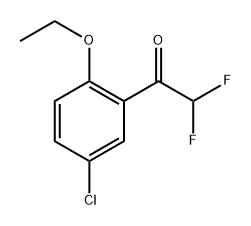 1-(5-Chloro-2-ethoxyphenyl)-2,2-difluoroethanone Structure