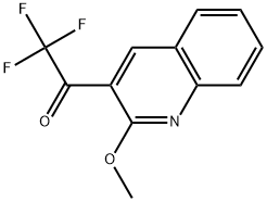 2,2,2-Trifluoro-1-(2-methoxyquinolin-3-yl)ethanone Structure