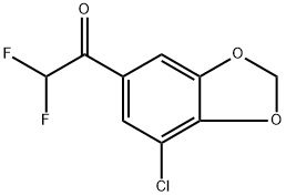 1-(7-chlorobenzo[d][1,3]dioxol-5-yl)-2,2-difluoroethanone Structure