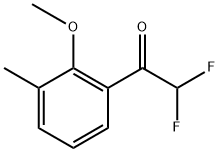 2,2-Difluoro-1-(2-methoxy-3-methylphenyl)ethanone Structure