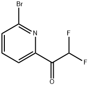 1-(6-bromopyridin-2-yl)-2,2-difluoroethanone Structure