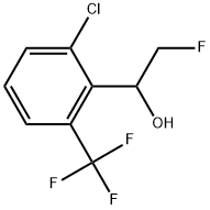 2-Chloro-α-(fluoromethyl)-6-(trifluoromethyl)benzenemethanol Structure