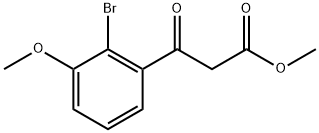 Methyl 2-bromo-3-methoxy-β-oxobenzenepropanoate Structure