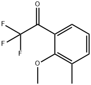 2,2,2-trifluoro-1-(2-methoxy-3-methylphenyl)ethanone Structure