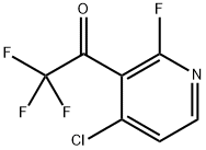 1-(4-Chloro-2-fluoropyridin-3-yl)-2,2,2-trifluoroethanone Structure