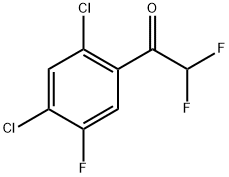 1-(2,4-Dichloro-5-fluorophenyl)-2,2-difluoroethanone Structure