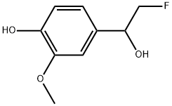 α-(Fluoromethyl)-4-hydroxy-3-methoxybenzenemethanol Structure