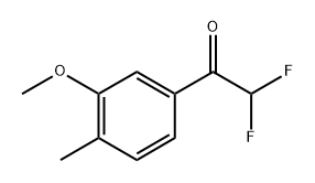 2,2-Difluoro-1-(3-methoxy-4-methylphenyl)ethanone Structure