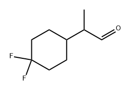 2-(4,4-difluorocyclohexyl)propanal Structure