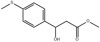 Methyl β-hydroxy-4-(methylthio)benzenepropanoate Structure