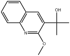 2-Methoxy-α,α-dimethyl-3-quinolinemethanol Structure