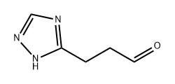 3-(1H-1,2,4-triazol-3-yl)propanal Structure