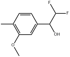 α-(Difluoromethyl)-3-methoxy-4-methylbenzenemethanol Structure