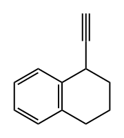 1-Ethynyl-1,2,3,4-tetrahydro-naphthalene Structure