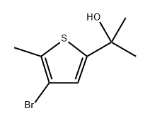 2-(4-Bromo-5-methylthiophen-2-yl)propan-2-ol Structure