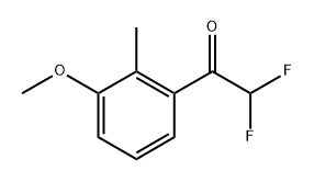 2,2-Difluoro-1-(3-methoxy-2-methylphenyl)ethanone Structure